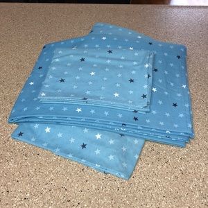 Blue Stars ⭐️ Circo Kids Single Size Bed Sheet Set